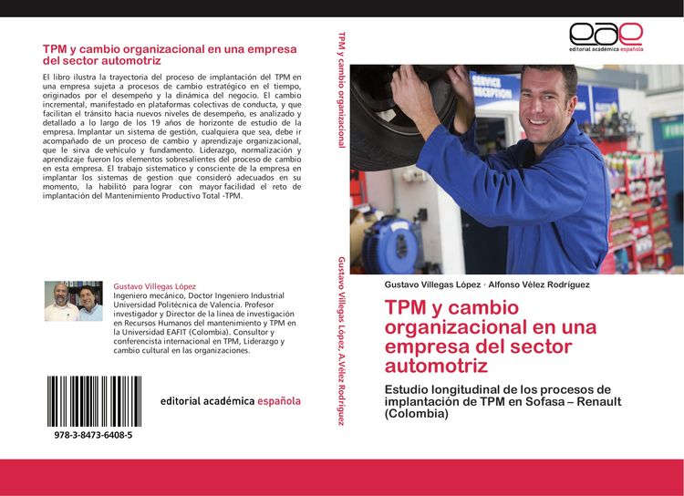Produktbild: TPM y cambio organizacional en una empresa del sector automotriz
