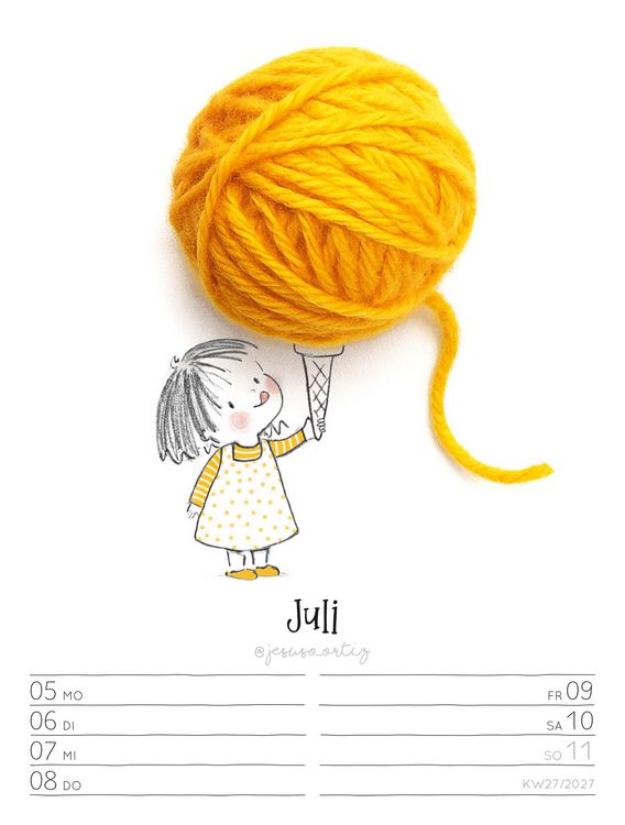 Produktbild: Little Dreams Wochenplaner Kalender 2027