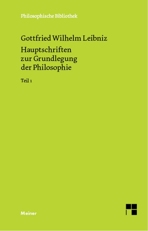 Produktbild: Hauptschriften zur Grundlegung der Philosophie Teil I