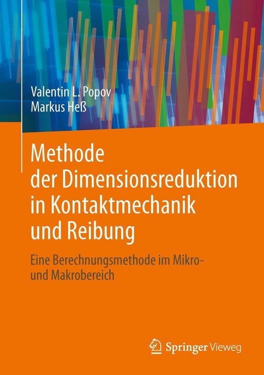 Produktbild: Methode der Dimensionsreduktion in Kontaktmechanik und Reibung