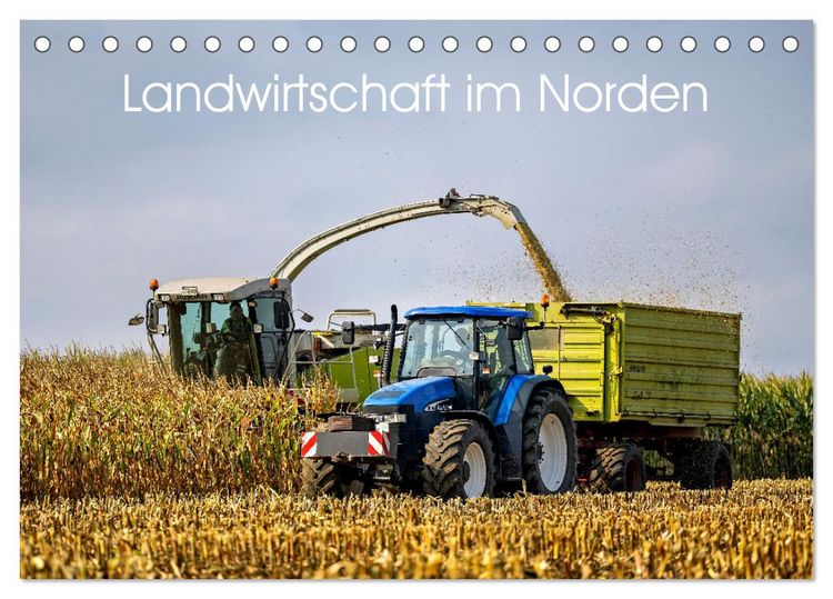 Produktbild: Landwirtschaft im Norden (Tischkalender 2026 DIN A5 quer), CALVENDO Monatskalender