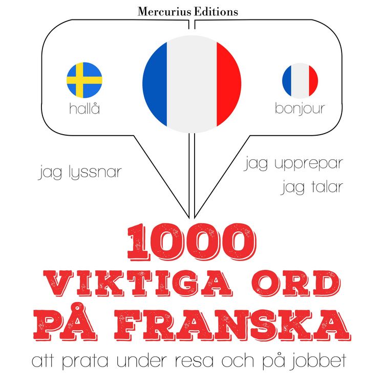 Produktbild: 1000 viktiga ord p&aring; franska