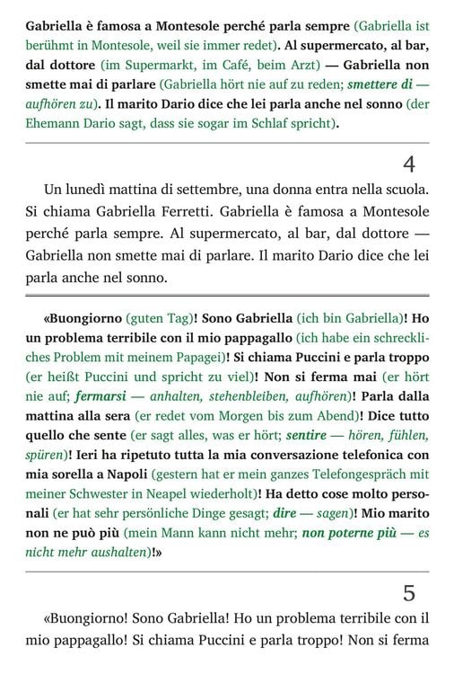 Produktbild: La scuola dei pappagalli - Italienisch lernen mit lustigen Kurzgeschichten A1-A2 (+ Audio-Online)