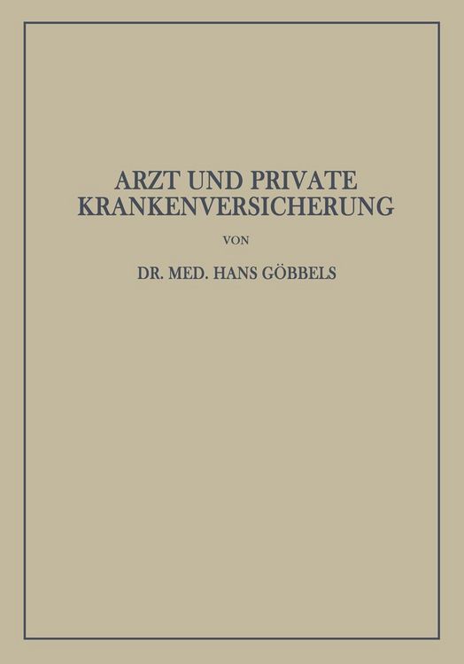 Produktbild: Arzt und Private Krankenversicherung