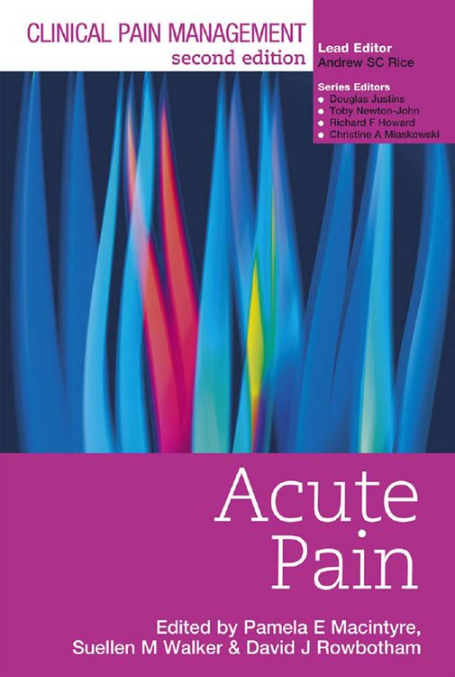 Produktbild: Clinical Pain Management : Acute Pain