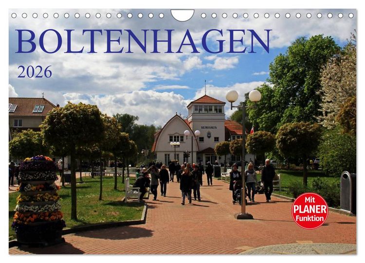 Produktbild: Boltenhagen 2026 (Wandkalender 2026 DIN A4 quer), CALVENDO Monatskalender