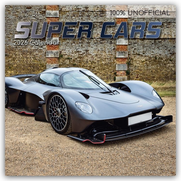 Produktbild: Super Cars – Traumautos 2026 – 16-Monatskalender