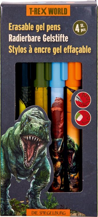 Produktbild: Radierbare Gelstifte - T-Rex World
