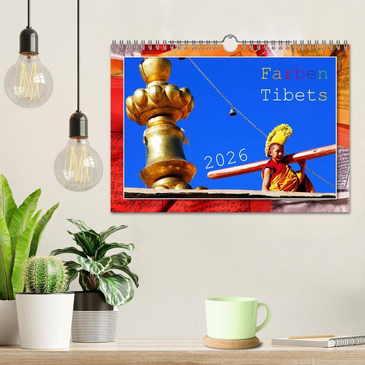 Produktbild: Farben Tibets (Wandkalender 2026 DIN A4 quer), CALVENDO Monatskalender