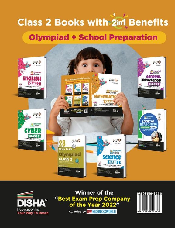 Produktbild: Olympiad Champs Mathematics Class 2 with Chapter-wise Previous 10 Year (2013 - 2022) Questions 4th Edition | Complete Prep Guide with Theory, PYQs, Pa