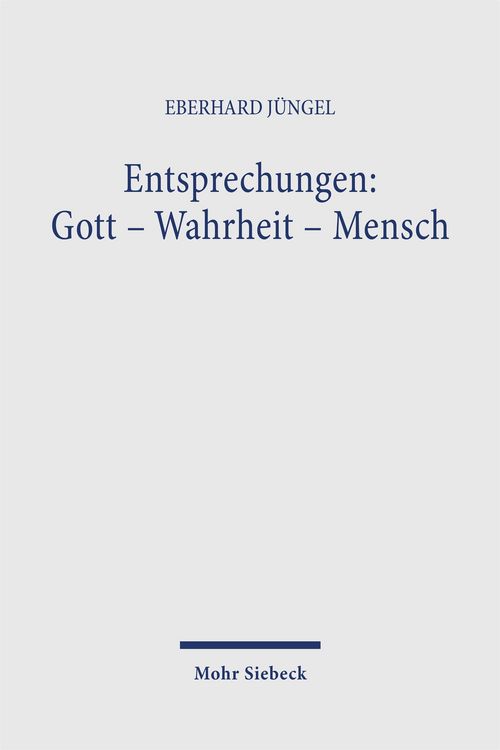 Produktbild: Entsprechungen: Gott - Wahrheit - Mensch