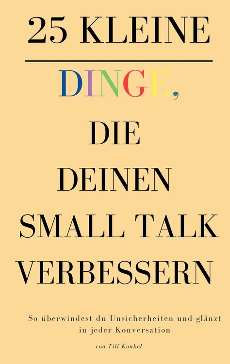 Produktbild: 25 kleine Dinge, die deinen Small Talk verbessern