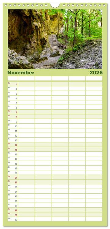 Produktbild: Familienplaner 2026 - Erlebe mit mir das Allg&auml;u mit 5 Spalten (Wandkalender, 21 x 45 cm) CALVENDO
