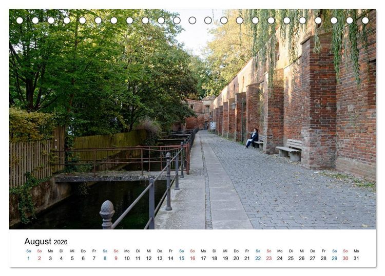 Produktbild: Memmingen - Ansichtssache (Tischkalender 2026 DIN A5 quer), CALVENDO Monatskalender