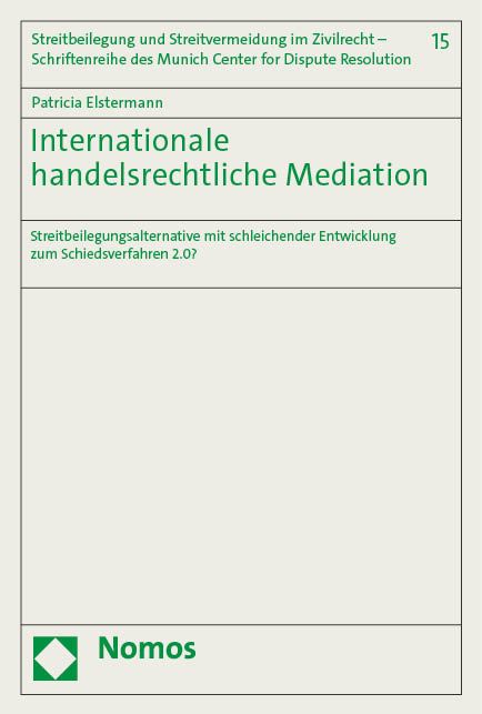 Produktbild: Internationale handelsrechtliche Mediation