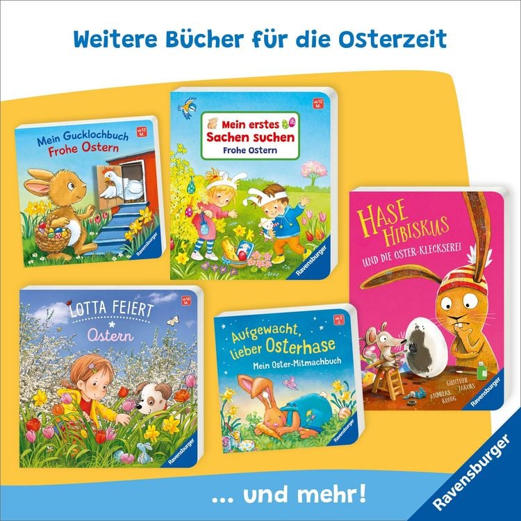 Produktbild: Aufgewacht, lieber Osterhase: Mein Oster-Mitmachbuch