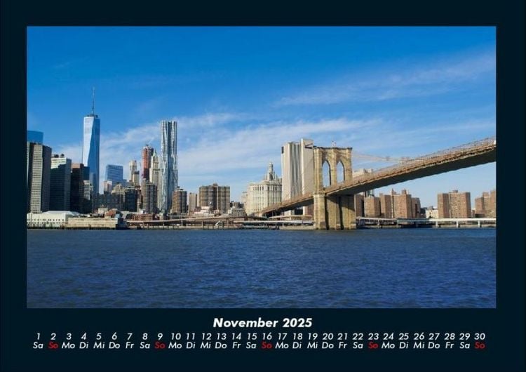 Produktbild: New York 2025 Fotokalender DIN A4