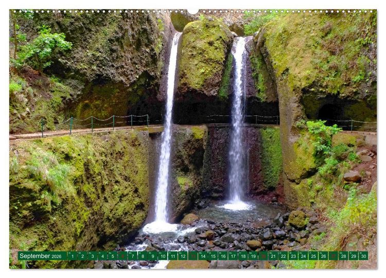 Produktbild: Madeira Blumeninsel im Atlantik (hochwertiger Premium Wandkalender 2026 DIN A2 quer), Kunstdruck in Hochglanz