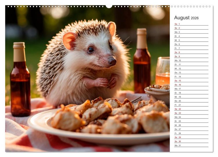 Produktbild: Stachelstars (hochwertiger Premium Wandkalender 2026 DIN A2 quer), Kunstdruck in Hochglanz