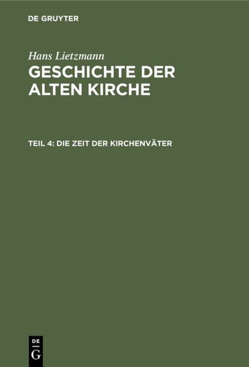 Produktbild: Die Zeit der Kirchenv&auml;ter