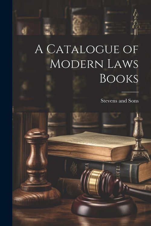 Produktbild: A Catalogue of Modern Laws Books