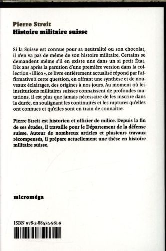 Produktbild: Histoire militaire suisse: des origines &agrave; nos jours