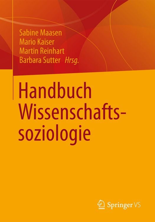 Produktbild: Handbuch Wissenschaftssoziologie