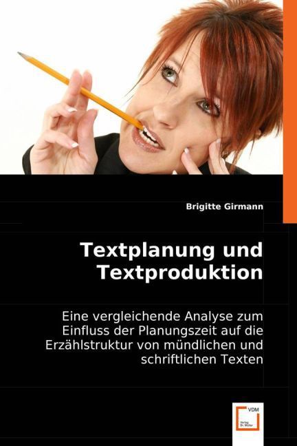 Produktbild: Girmann, B: Textplanung und Textproduktion