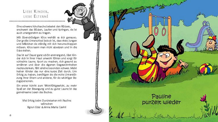Produktbild: Pauline purzelt wieder - Hilfe f&uuml;r &uuml;bergewichtige Kinder und ihre Eltern