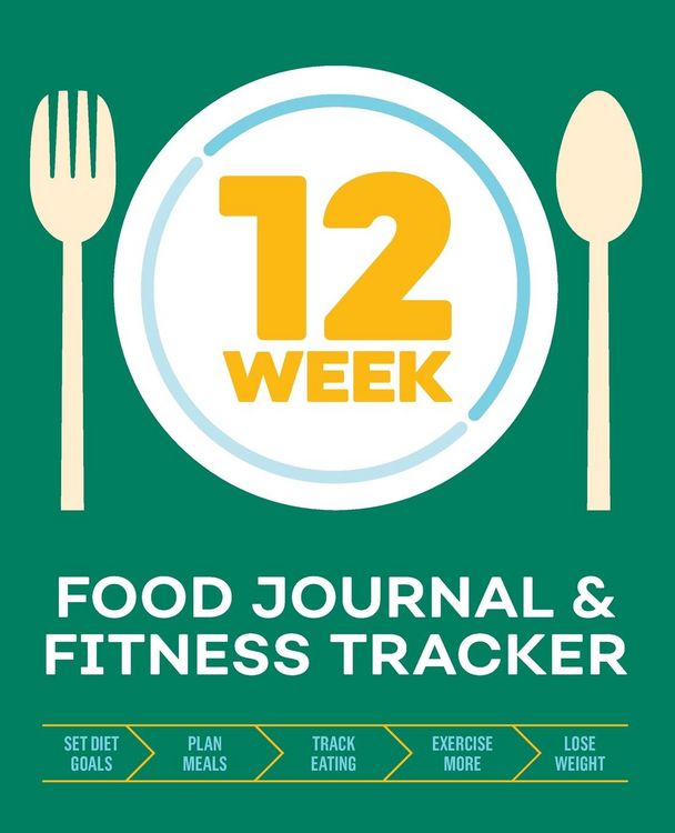 Produktbild: 12-Week Food Journal and Fitness Tracker