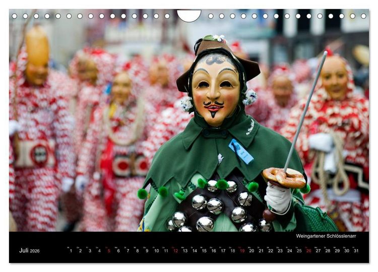 Produktbild: Narri Narro (Wandkalender 2026 DIN A4 quer), CALVENDO Monatskalender