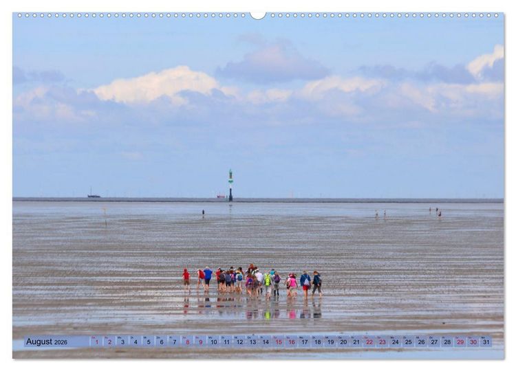 Produktbild: Cuxland, Urlaubsgl&uuml;ck zwischen Nordsee und Elbe (hochwertiger Premium Wandkalender 2026 DIN A2 quer), Kunstdruck in Hochglanz