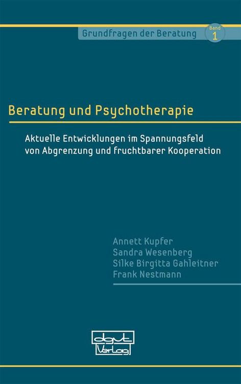 Produktbild: Beratung und Psychotherapie