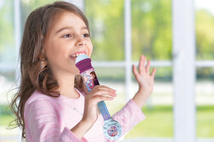 Produktbild: Eisk&ouml;nigin Leuchtendes Mikrofon mit Lautsprecher