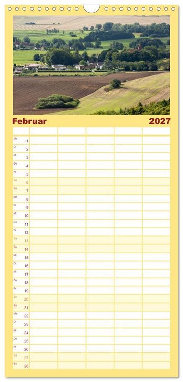 Produktbild: Familienplaner 2027 - R&uuml;gen und Hiddensee - Momente einer Reise mit 5 Spalten (Wandkalender, 21 x 45 cm) CALVENDO