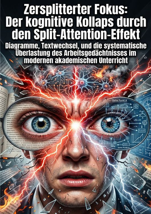 Produktbild: Zersplitterter Fokus: Der kognitive Kollaps durch den Split-Attention-Effekt