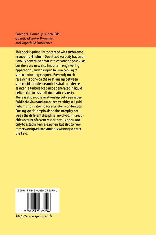 Produktbild: Quantized Vortex Dynamics and Superfluid Turbulence
