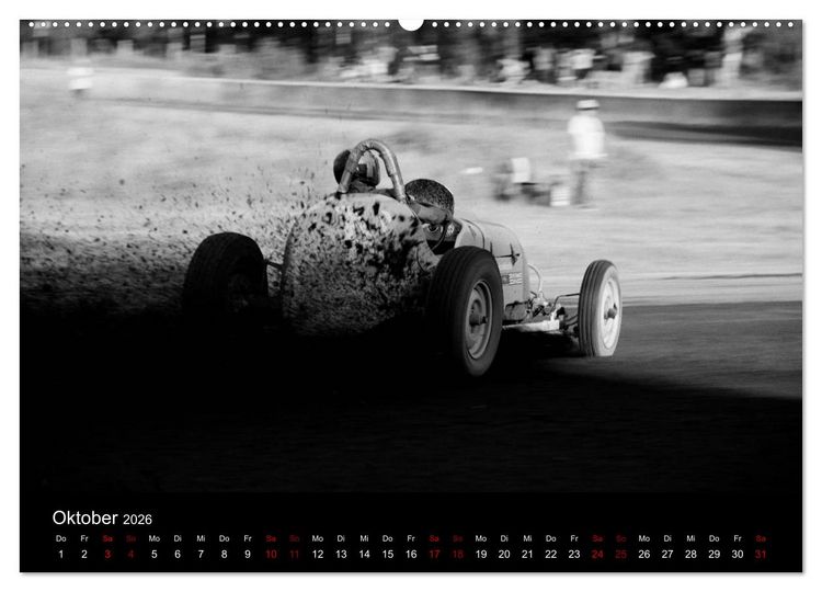 Produktbild: Dirt Track Races (Wandkalender 2026 DIN A2 quer), CALVENDO Monatskalender