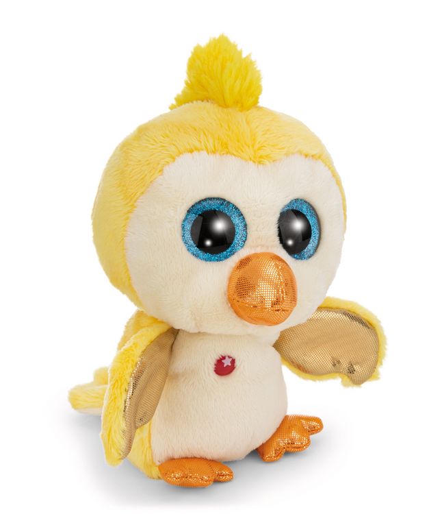 Produktbild: NICI Pl&uuml;sch GLUBSCHIS Vogel Sunita schlenkernd gelb 15cm
