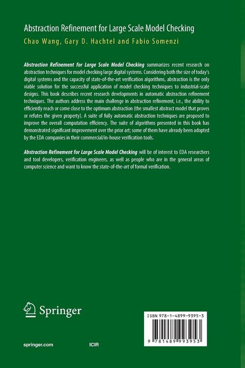 Produktbild: Abstraction Refinement for Large Scale Model Checking
