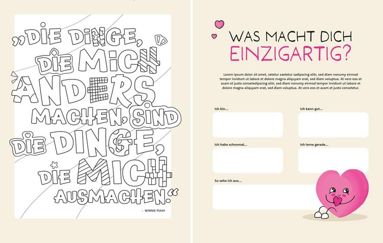 Produktbild: Little Hearts - Big Feelings - Mein Gef&uuml;hle-Malbuch