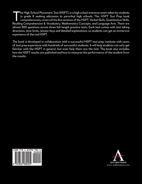 Produktbild: HSPT Test Prep