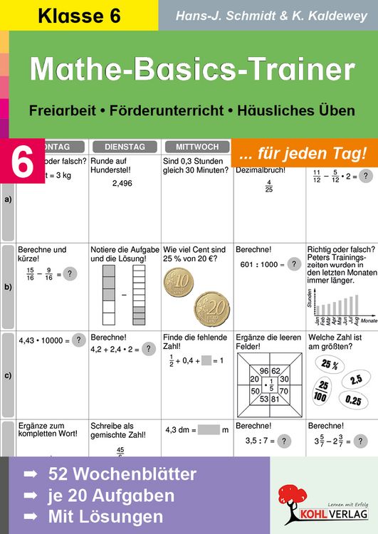 Produktbild: Mathe-Basics-Trainer / Klasse 6