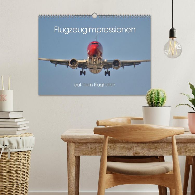Produktbild: Flugzeugimpressionen auf dem Flughafen (Wandkalender 2026 DIN A3 quer), CALVENDO Monatskalender