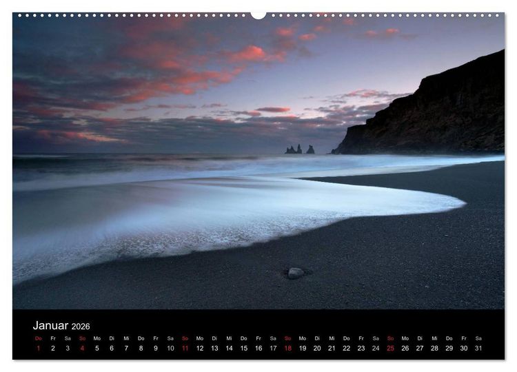 Produktbild: Island - Iceland (hochwertiger Premium Wandkalender 2026 DIN A2 quer), Kunstdruck in Hochglanz