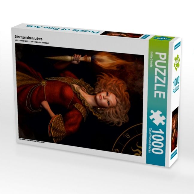 Produktbild: CALVENDO Puzzle Sternzeichen L&ouml;we | 1000 Teile Lege-Gr&ouml;&szlig;e 64x48cm Foto-Puzzle f&uuml;r gl&uuml;ckliche Stunden