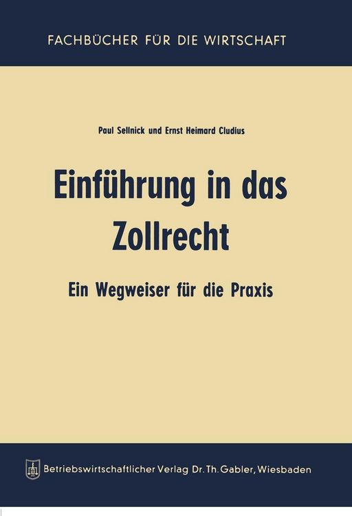 Produktbild: Einf&uuml;hrung in das Zollrecht