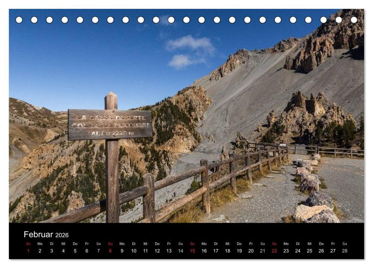 Produktbild: Entschleunigt ... reisen durch traumhafte Landschaften "Les Grandes Alpes" (Tischkalender 2026 DIN A5 quer), CALVENDO Monatskalender