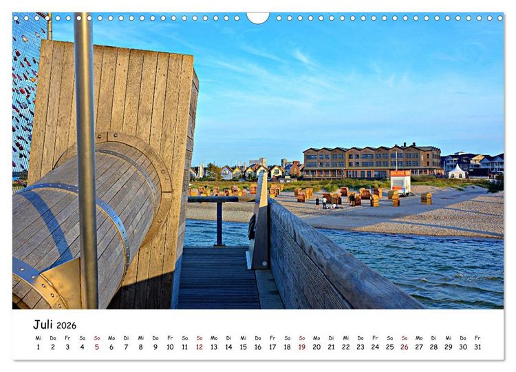 Produktbild: Heiligenhafenliebe (Wandkalender 2026 DIN A3 quer), CALVENDO Monatskalender