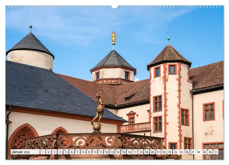 Produktbild: W&uuml;rzburg - Bayern (hochwertiger Premium Wandkalender 2026 DIN A2 quer), Kunstdruck in Hochglanz